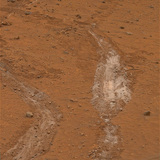 Traces du rover martien Spirit