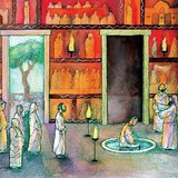 Oud christelijk ritueel in de huiskerk van Dura Europos