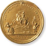 Munt uitgegeven voor de herdenking van de kroning van Maria Theresa