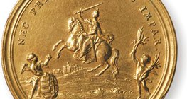 Münze zum Andenken an die Krönung von Maria Theresia