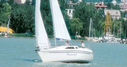 Voilier sur le Lac Balaton, Hongrie