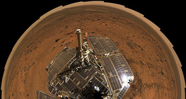 Panorama picture made from the photos taken by the Mars rover Spirit