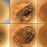 Het oppervlak van Titan