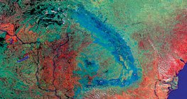 Image satellite du Bassin des Carpates