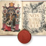 Een kopie van het bevelschrift 'Ratio Educationis' van Maria Theresa, dat educatieve kwesties reguleerde