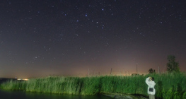 Météore proche de la constellation Cassiopée