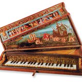 Epinette octave du XVIIe siècle