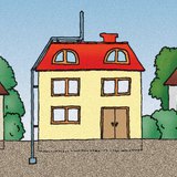 Paratonnerre sur un bâtiment