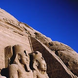Statues of the Abu Simbel temples