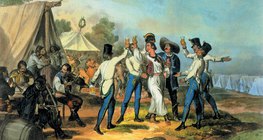 Recruiting (lithographie colorée)