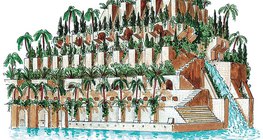 Jardins suspendus de Babylone (vers le 6è siècle avant J.C., Mésopotamie)