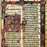 Een versierde pagina van een codex