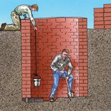 Uitgraven van een put