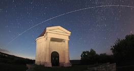 Trajectoire de la Station Spatiale Internationale dans le ciel