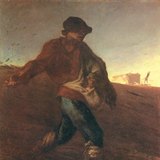 Millet: Le Semeur (1850, Réalisme)