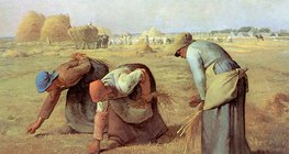 Millet: Les Glaneuses (1857-1859, Réalisme)