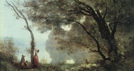 Corot: Souvenir de Mortefontaine (1864, Réalisme)
