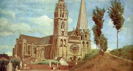 Corot: La Cathédrale de Chartres (1830, Réalisme)