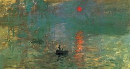 Claude Monet: Impression, Lever de Soleil (1872, impressionnisme)