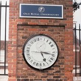 Shepherd Gate Clock affiche l'heure Greenwich Mean Time (GMT)