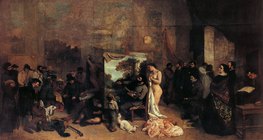 Gustave Courbet: L'Atelier du artist (1855, Réalisme)