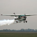 Opstijgend vliegtuig