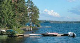Région des lacs en Finlande