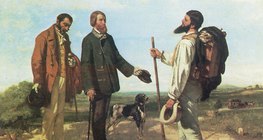 Gustave Courbet: "Bonjour Monsieur Courbet" (1854, Réalisme)