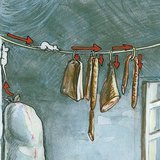 Het leven van een huismuis in de voorraadkast en kelder