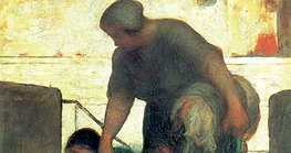 Daumier: La Blanchisseuse (1863-1864, Réalisme)