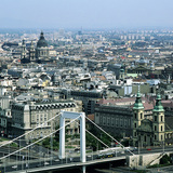 Vue sur Budapest avec le Pont Elisabeth