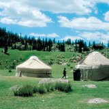 Yourtes en Mongolie