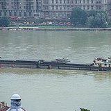 Binnenvaartschip op de Donau