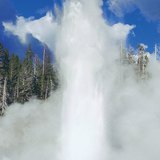 Geyser en fonctionnement