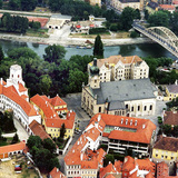 Győr, oude deel van de stad