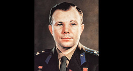 Yuri Gagarin, the first man in space