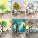 Het leven van een boom in de stad