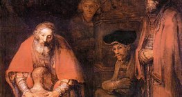 Rembrandt: Le Retour du fils prodigue (vers 1669, Baroque)