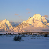 Montagnes dans le Grand Teton National Parc