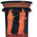 Musiciens sur un vase grec