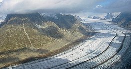 Gletscher in den Alpen