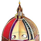 Constructie van de koepel van de kathedraal van Florence (Renaissance)