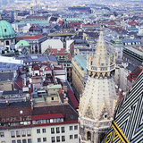 Ansicht von Wien aus dem Turm des Stephandoms