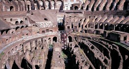 Intérieur du Colisée, à Rome