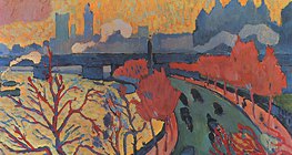 André Derain: Brücke von Charing Cross (1906, Fauvismus)