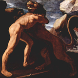 Francisco de Zurbarán: Hercules vecht met de Nemeïsche Leeuw