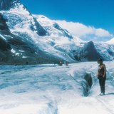 Grossglockner met de Pasterze gletsjer (Oostenrijk)