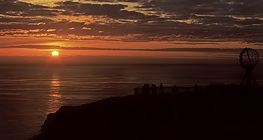 Soleil de minuit au Cap Nord