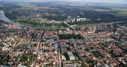Vue sur Szeged, Hongrie
