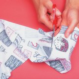 Afbeelding van textiel maken - stap 2